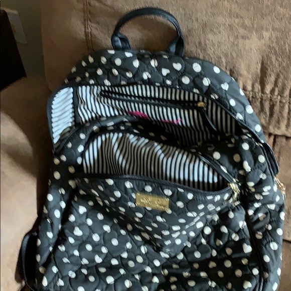 Betsy Johnson Backpack 🎒Black & white - Picture 4 of 4